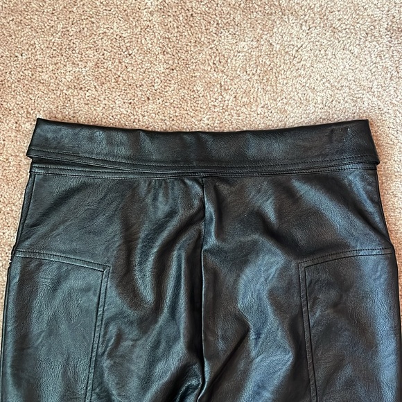 Tiger Mist Faux Leather Zippered Pants - Picture 7 of 9